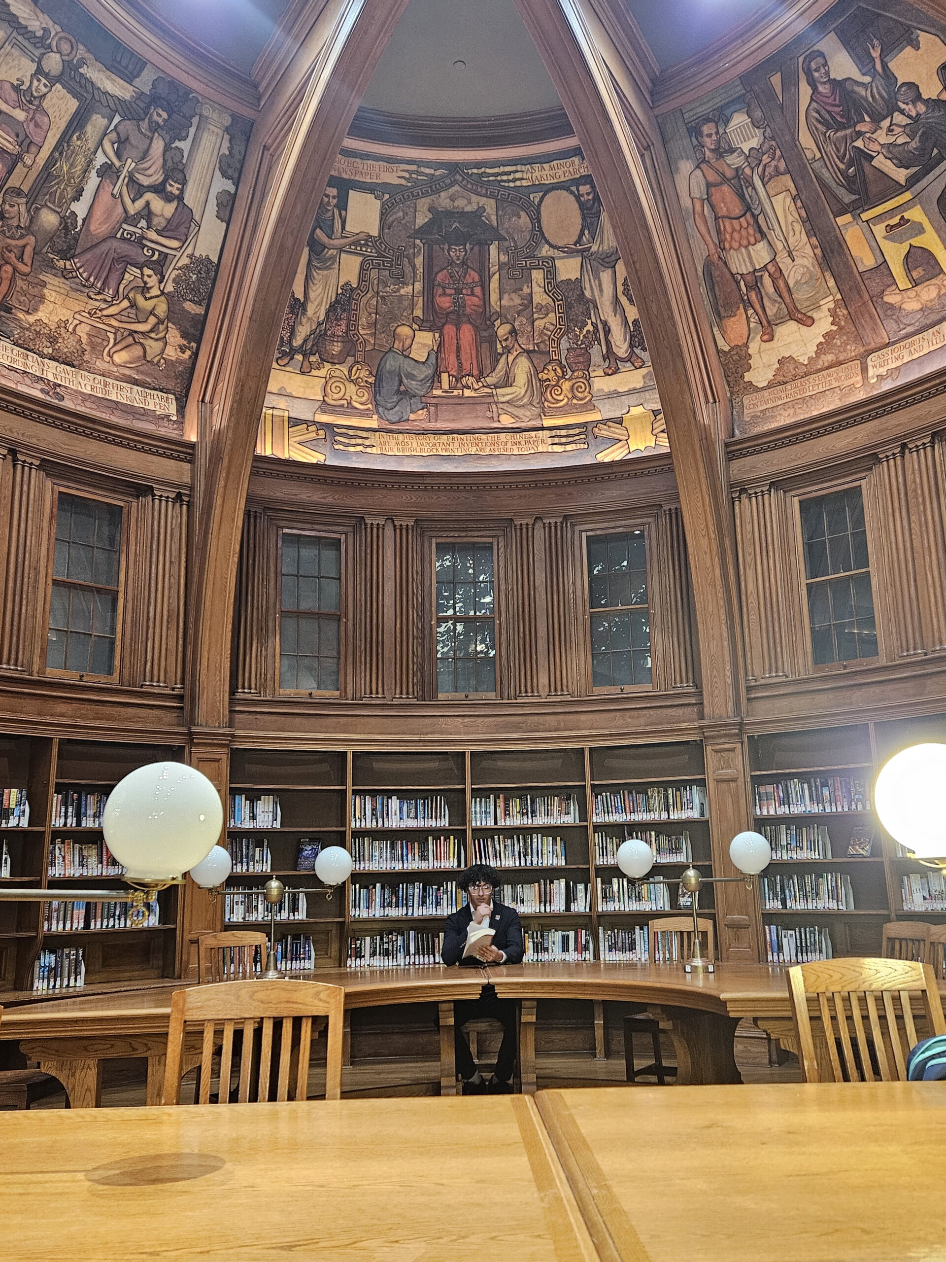 A young professional preparing for his entry-level marketing job